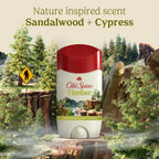 Old Spice fast-dry technology antiperspirant stick showing zero white marks application performance