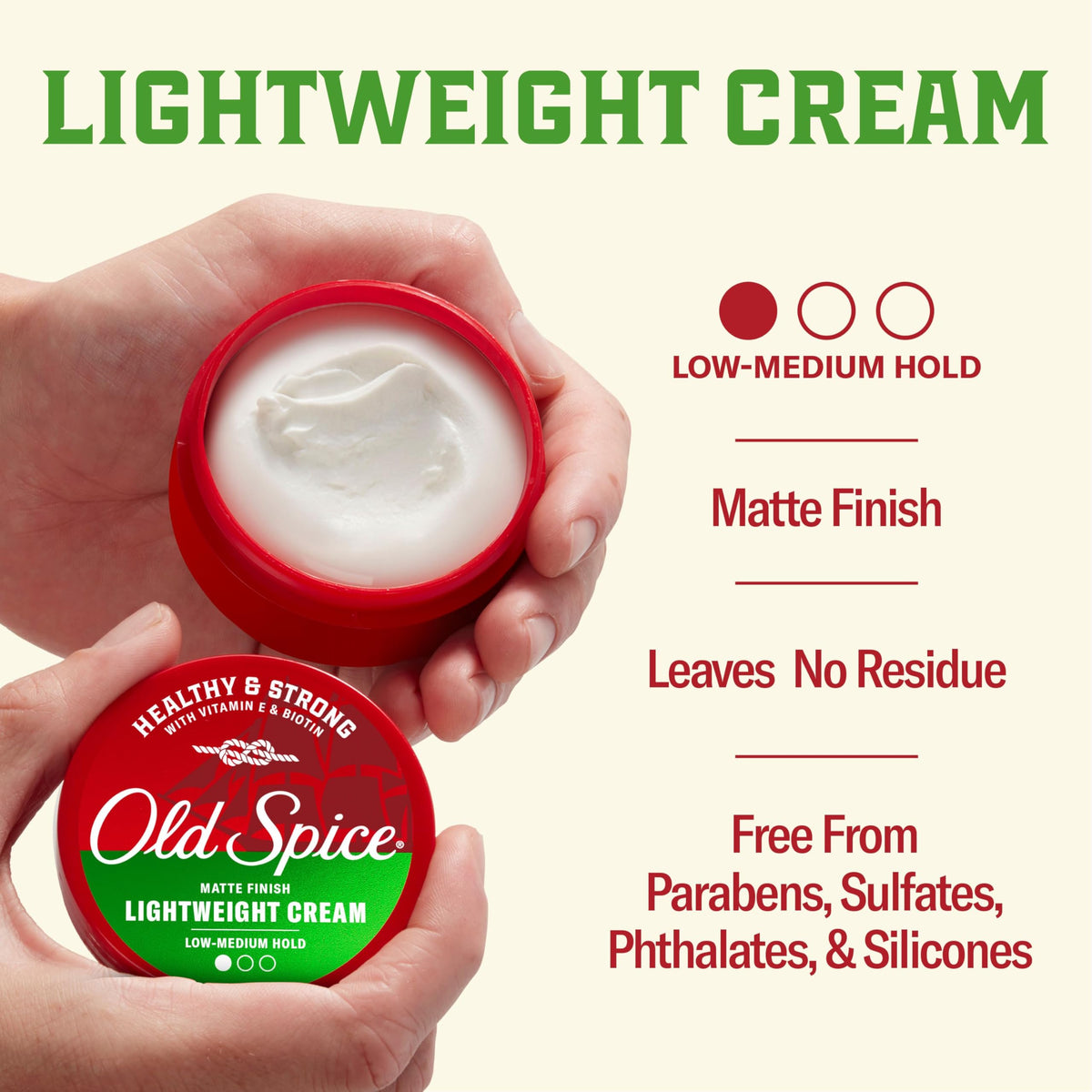 Authentic Old Spice grooming product 2.22 ounce size