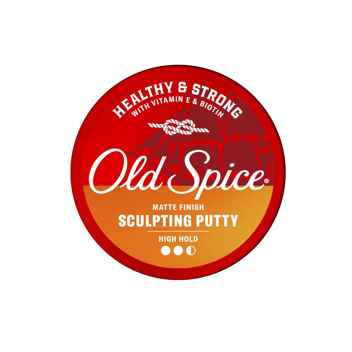 Application of Old Spice sculpting putty for natural hair styling
