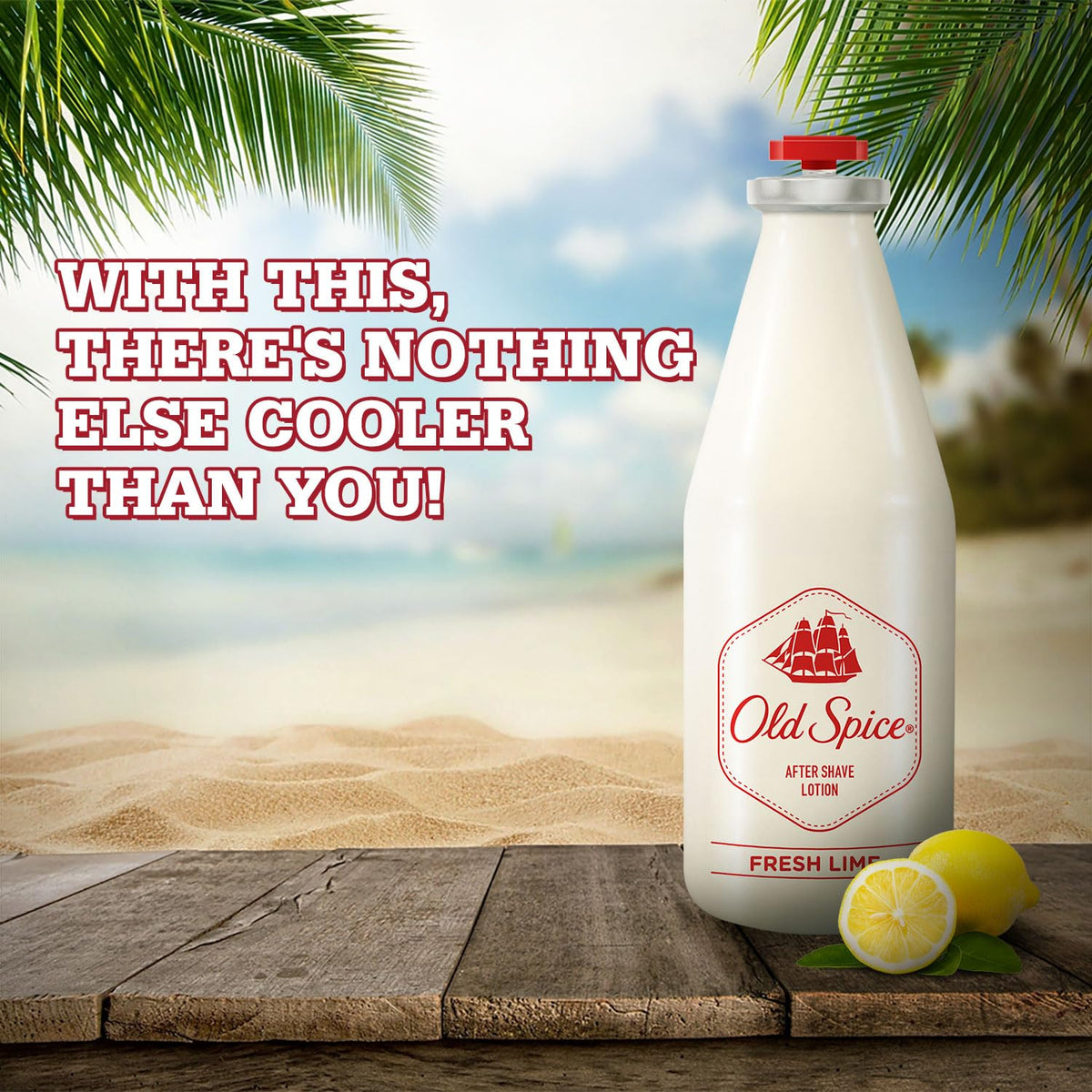 Old Spice imported citrus aftershave lotion for men showing packaging details