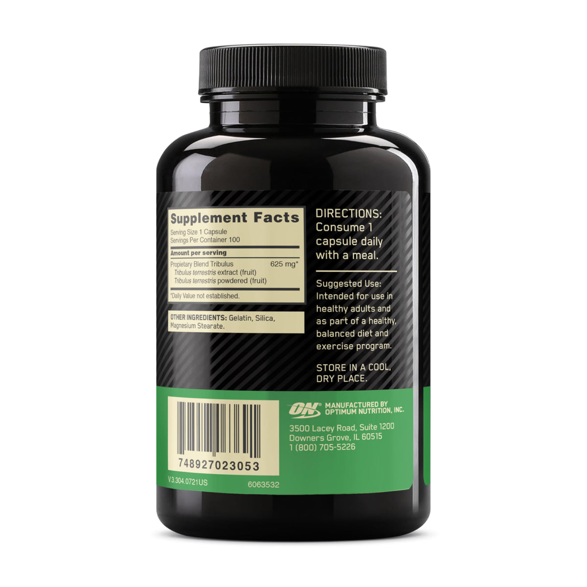 Optimum Nutrition Tribulus Terrestris 625mg dietary supplement