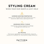 Imported PATTERN Beauty curl defining cream packaging for natural hair textures