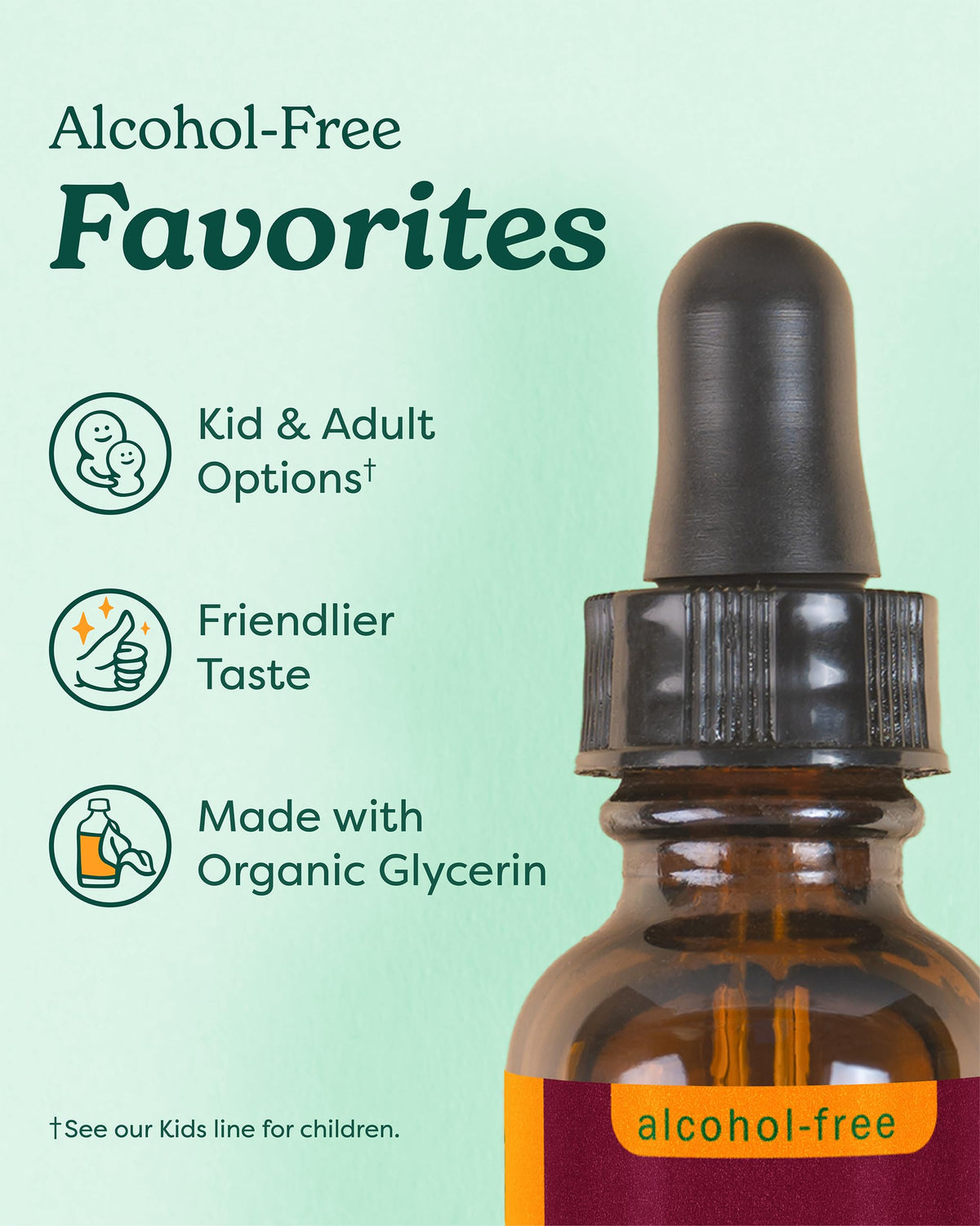 Side view of 1 ounce Herb Pharm herbal supplement bottle