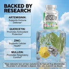 Fourteen in one advanced respiratory defense supplement packaging details