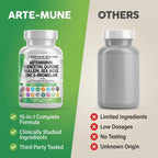 Clean Nutraceuticals immune complex bottle showing expiration date info