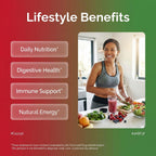 Clean Nutraceuticals Phyto-Fuel dietary supplement back label displaying comprehensive reds and greens whole food ingredients