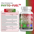 Clean Nutraceuticals fruit and vegetable vitamin supplement premium packaging highlighting stimulant free energy support
