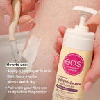 Texture of Eos Shea Better non-foaming shave cream