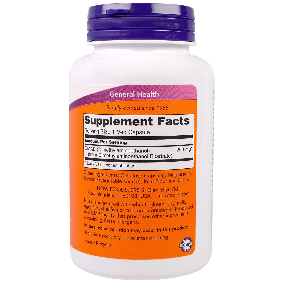 Authentic imported USA brain booster supplement capsules ingredient list