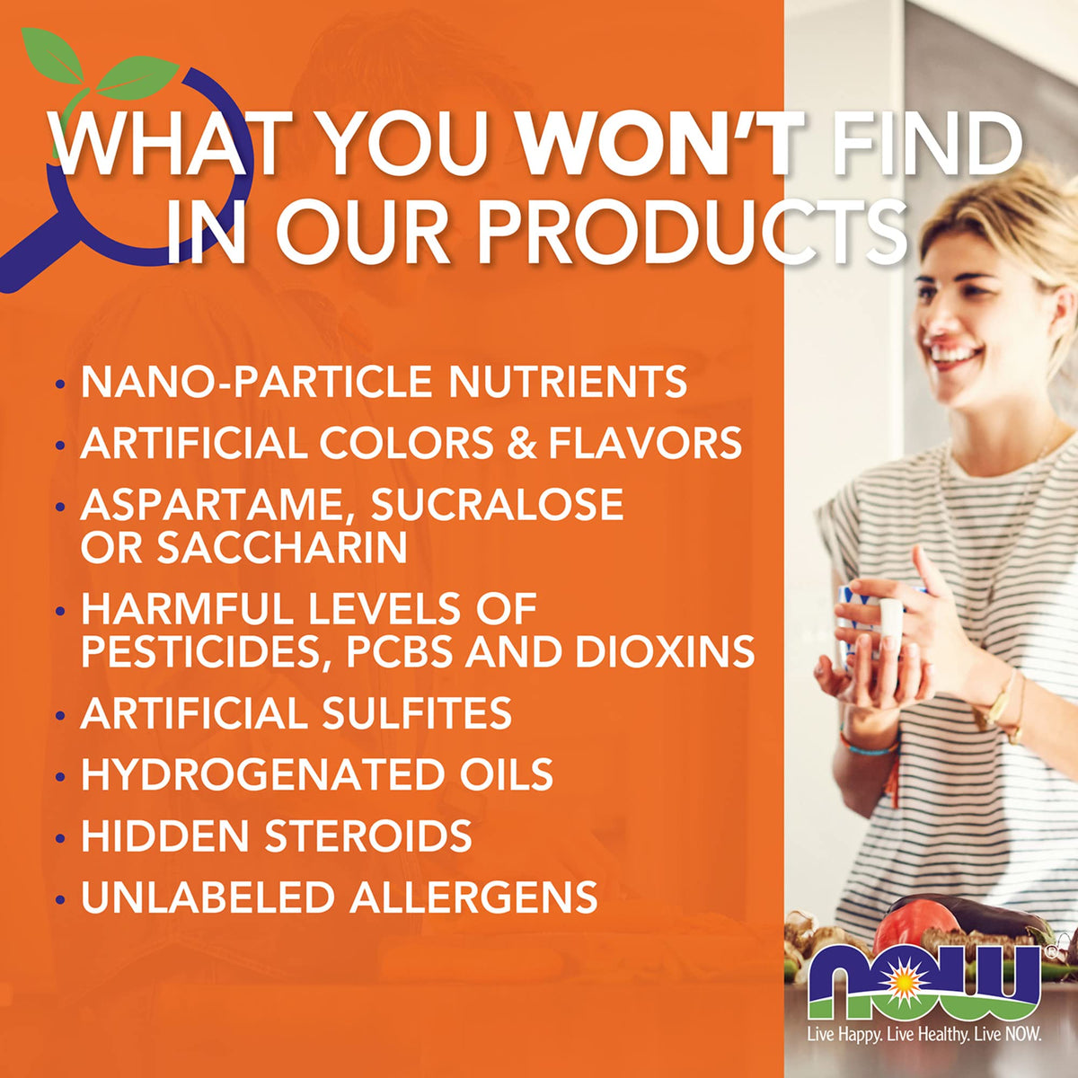 Back panel instructions and warnings on NOW Foods chromium picolinate bottle.