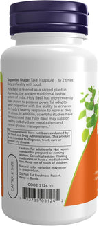 Now Foods Holy Basil Extract 90 capsules pack of two units