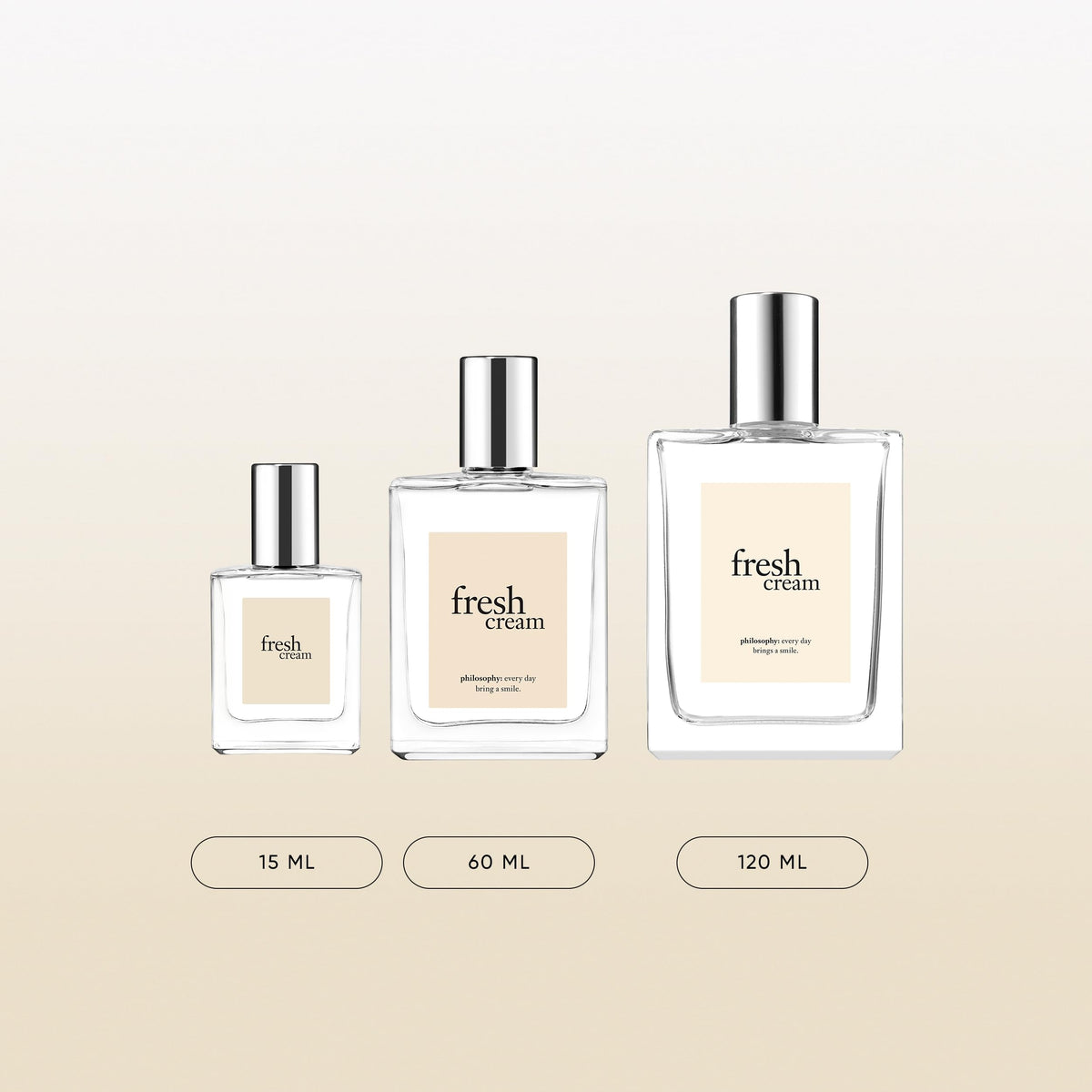 Authentic Philosophy Fresh Cream fragrance bottle on a clean background