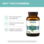 Side angle view of USA imported Himalaya Gymnema Sylvestre vegan capsule packaging.