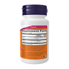 NOW Foods Vitamin D3 and K2 supplement side label showing supplement facts
