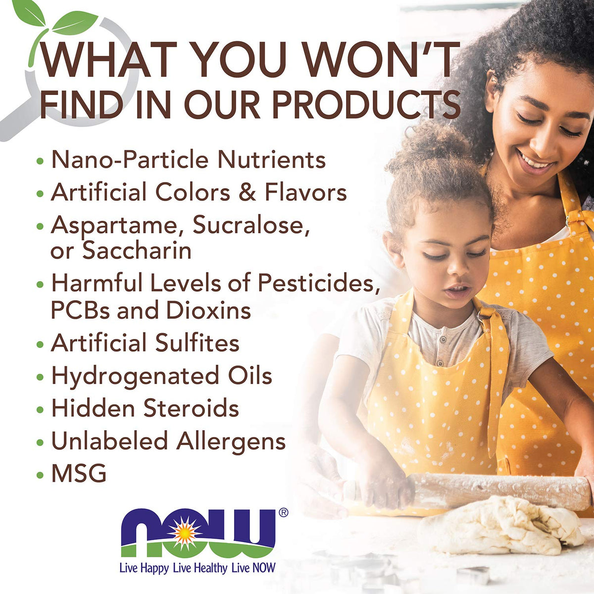 Gluten free non GMO organic stevia leaf extract sweetener by NOW Foods lifestyle view