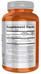 NOW Foods Tribulus double strength supplement label showing ingredient facts
