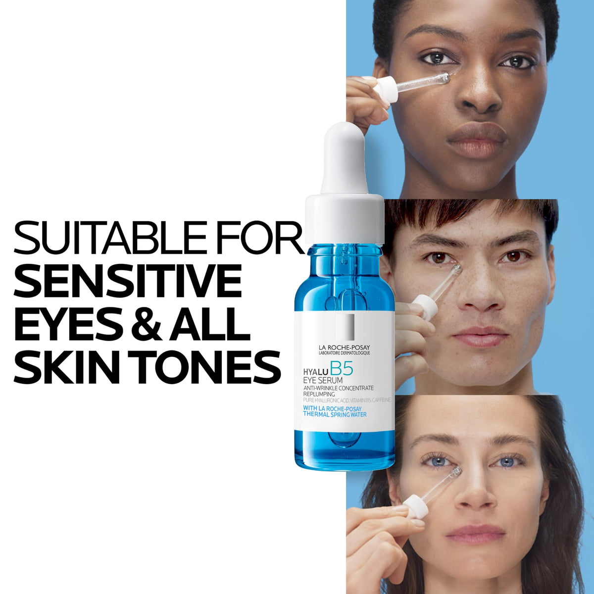 La Roche-Posay Hyalu B5 Eye Serum bottle side view