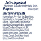 Degree UltraClear long lasting women deodorant stick displaying usage directions