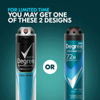 Close up view of the spray nozzle on the Degree Men Cool Rush dry spray can