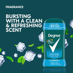 Crisp arctic freshness variant stick applicator for daily sweat and body odor defense.