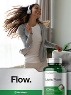 Quick release softgels of Horbäach Lions Mane for premium mental clarity