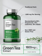 Horbaach Green Tea Extract vegan and non-GMO certification seals