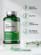 Horbaach EGCG capsules bottle side view showing supplement details