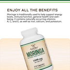 Authentic USA imported Double Wood Supplements organic green superfood bottle with clear capsule contents