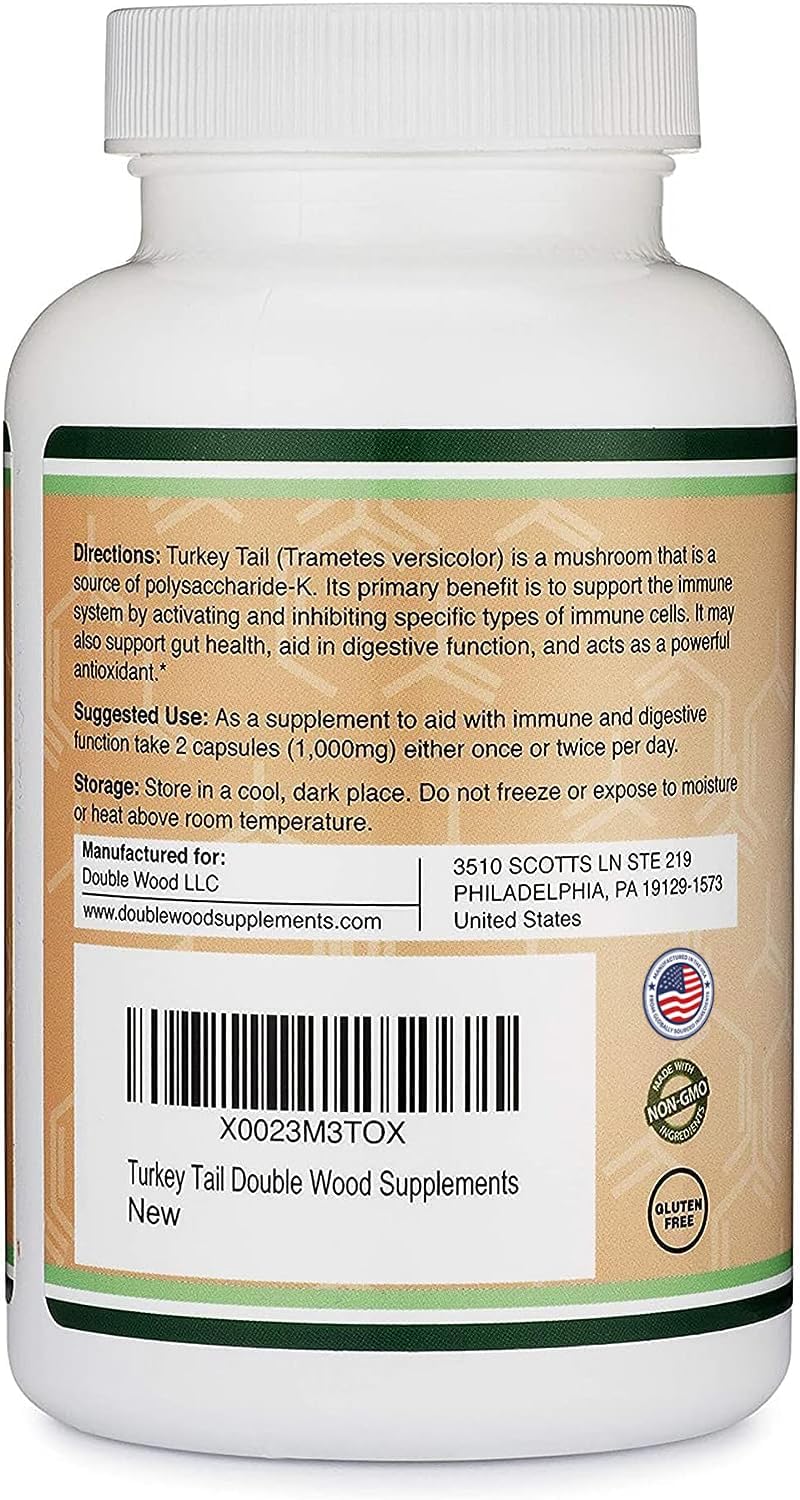 Two month supply bottle of Turkey Tail mushroom extract available for nationwide delivery in India