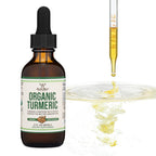 Double Wood organic joint support liquid drops bottle sitting upright on white surface