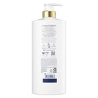Close up of Dove Coconut and Hydration 28 fluid ounce bottle label