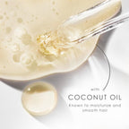 Brand logo and product name on Dove hydration conditioner