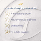Dove body polish jar next to shower accessories
