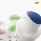 Top view of the protective cap on the Dove invisible dry spray for women