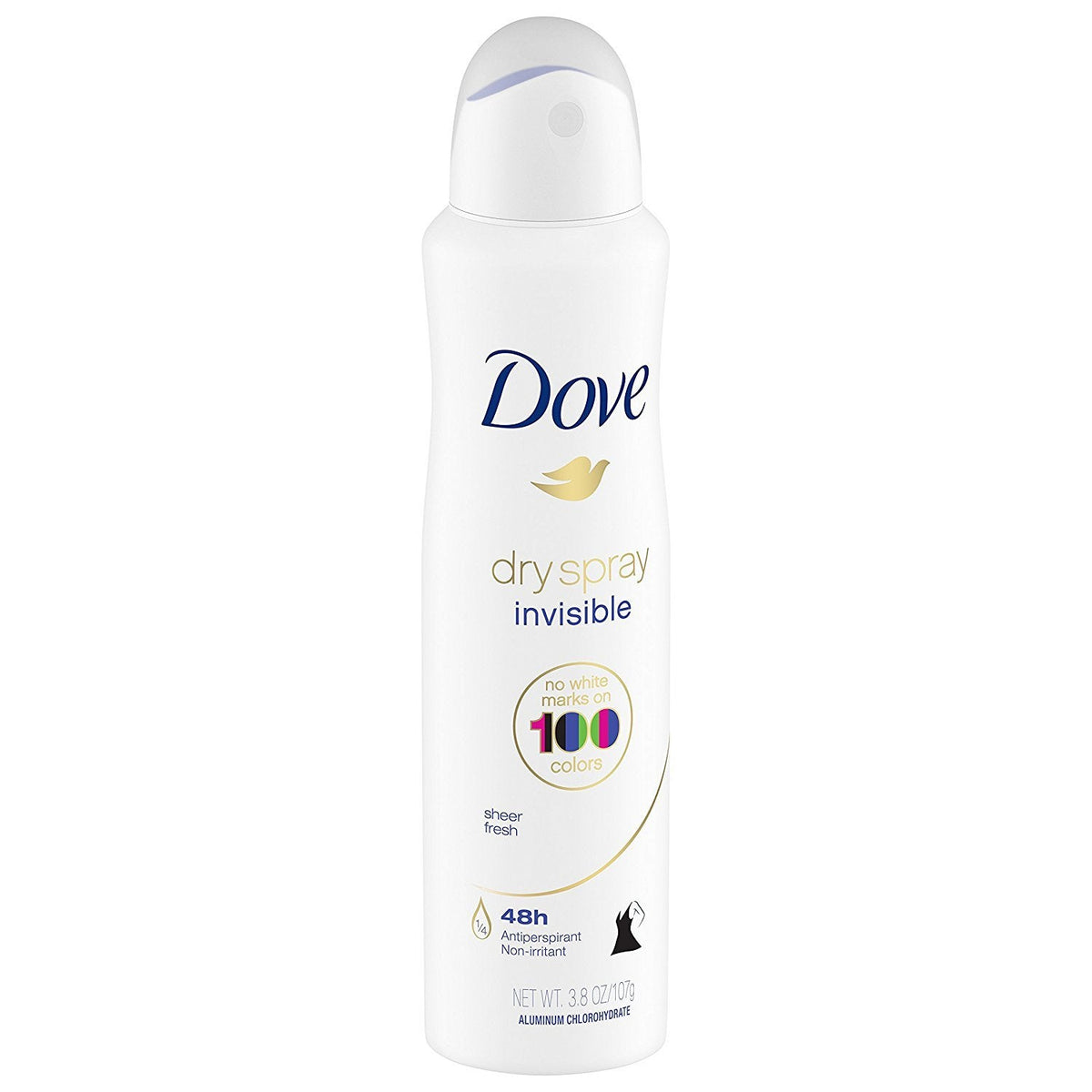 Authentic Dove Dry Spray Antiperspirant Set For Underarms