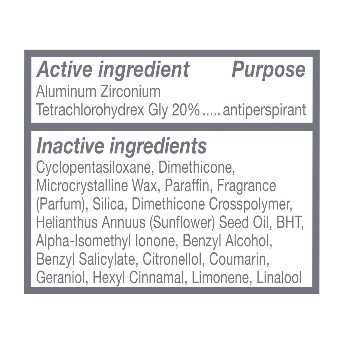 Dove clinical care underarm sweat protection stick highlighting moisturizers