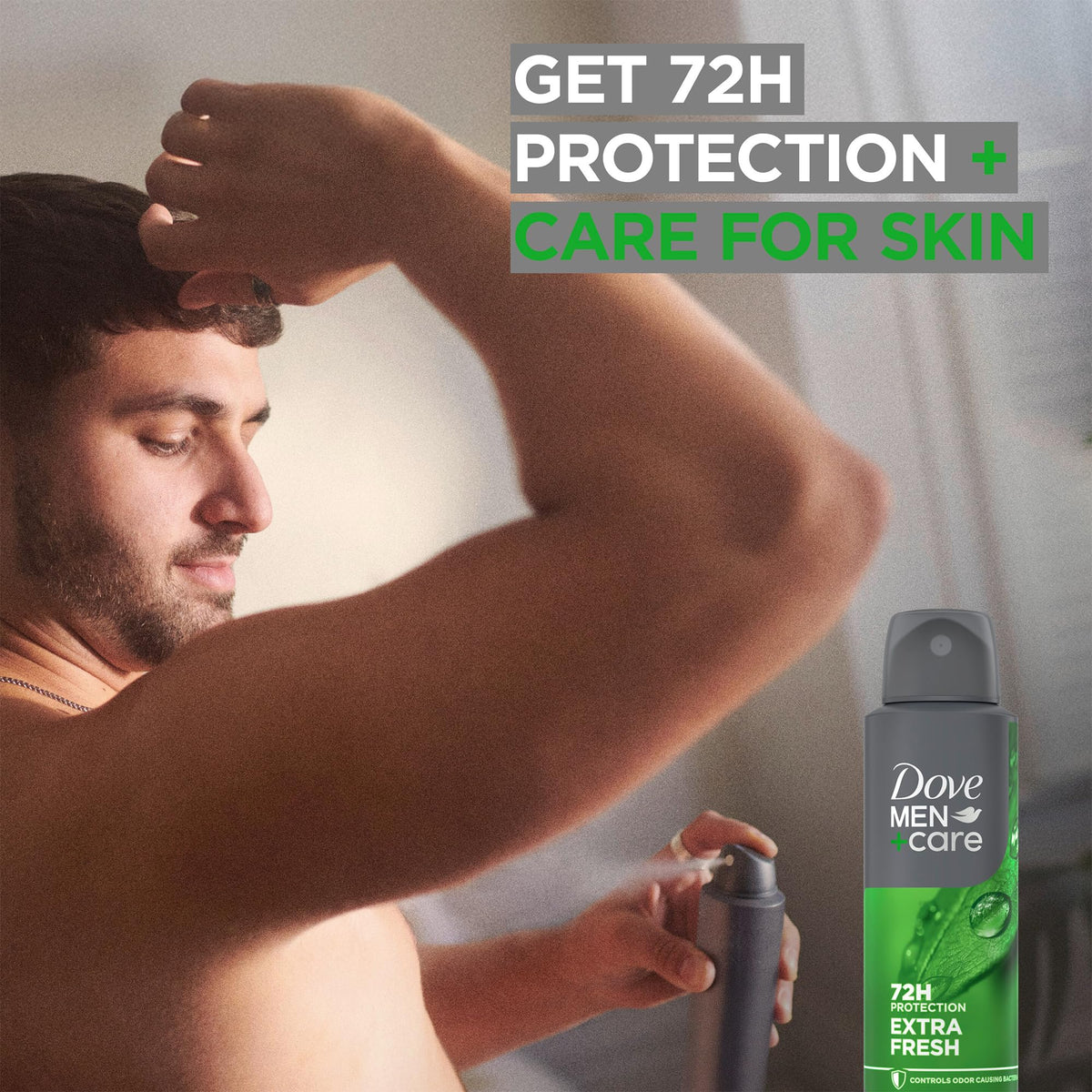 Dove Men Care travel body wash three ounce bottle included in the imported men's grooming set