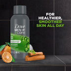 Underarm protection spray set by Dove featuring the citrus scented Triple Defense Technology branding