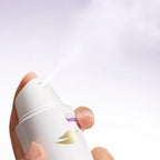 Close up of Dove aluminum free spray nozzle application