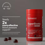 Humann SuperBeets Heart Gummies ingredient label details