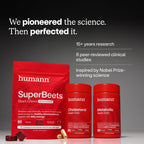 Humann SuperBeets heart health daily serving suggestion graphic