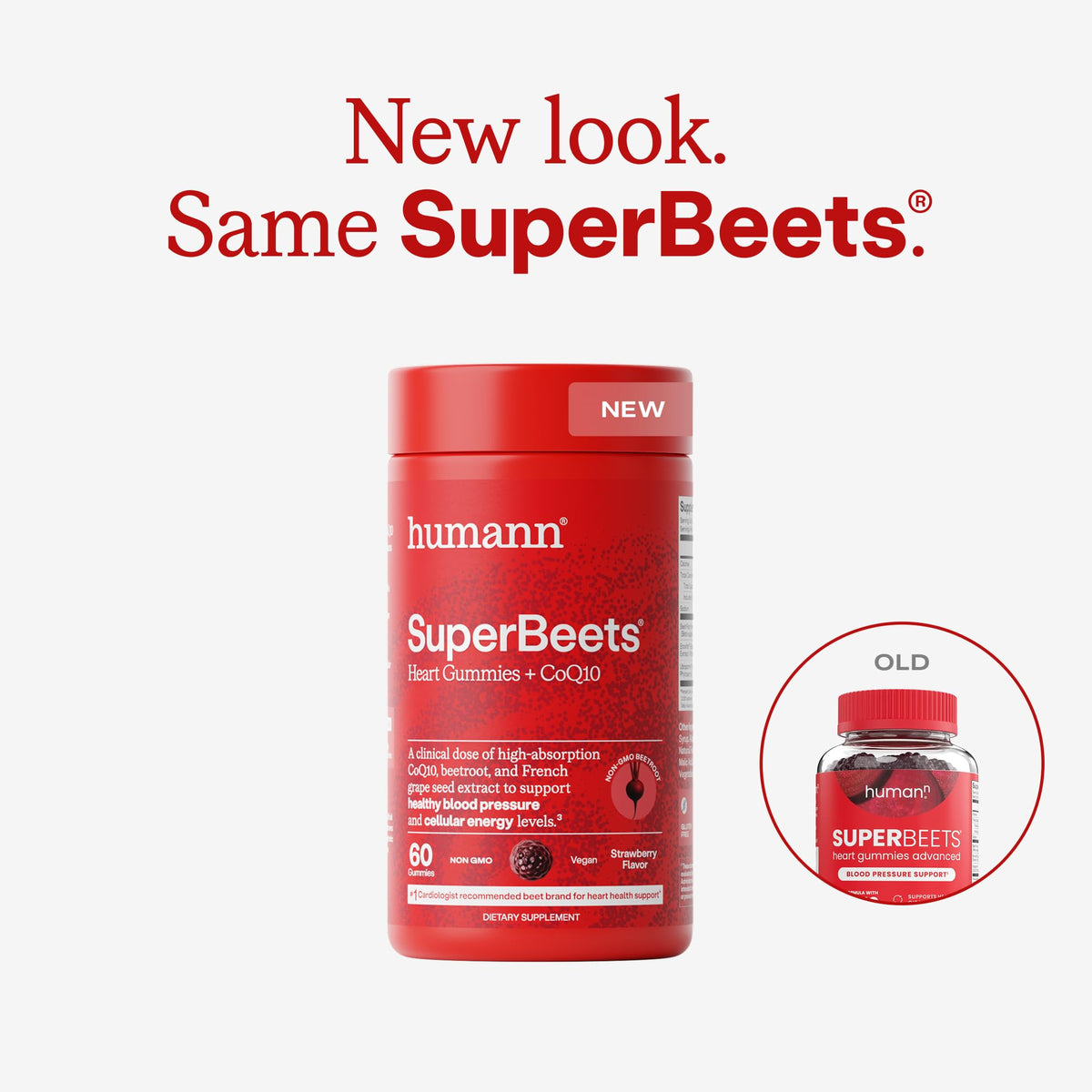 HumanN SuperBeets strawberry flavor gummy texture