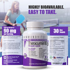 Immunovites Theracurmin Bid 60 count bottle on white background