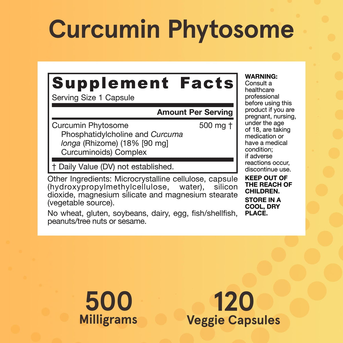 Authentic USA imported Jarrow Formulas Curcumin Phytosome supplement bottle