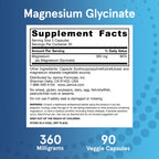 Allergen free non GMO Jarrow Formulas Magnesium Glycinate dietary supplement capsules packaging
