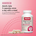 Authentic Jarrow Formulas Magnesium Taurate bottle sealing and batch verification details.