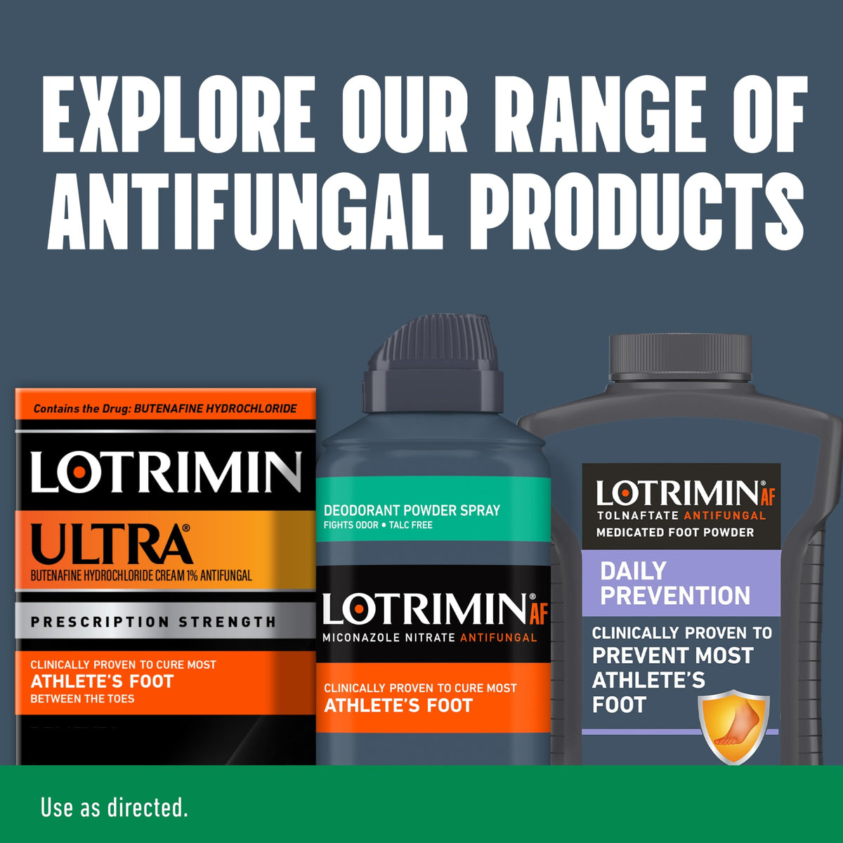 Lotrimin fresh scent 4.6 Ounce aerosol can for targeted skin fungus application