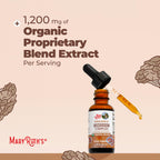 Authentic MaryRuth mushroom complex tincture for stress relief and focus.