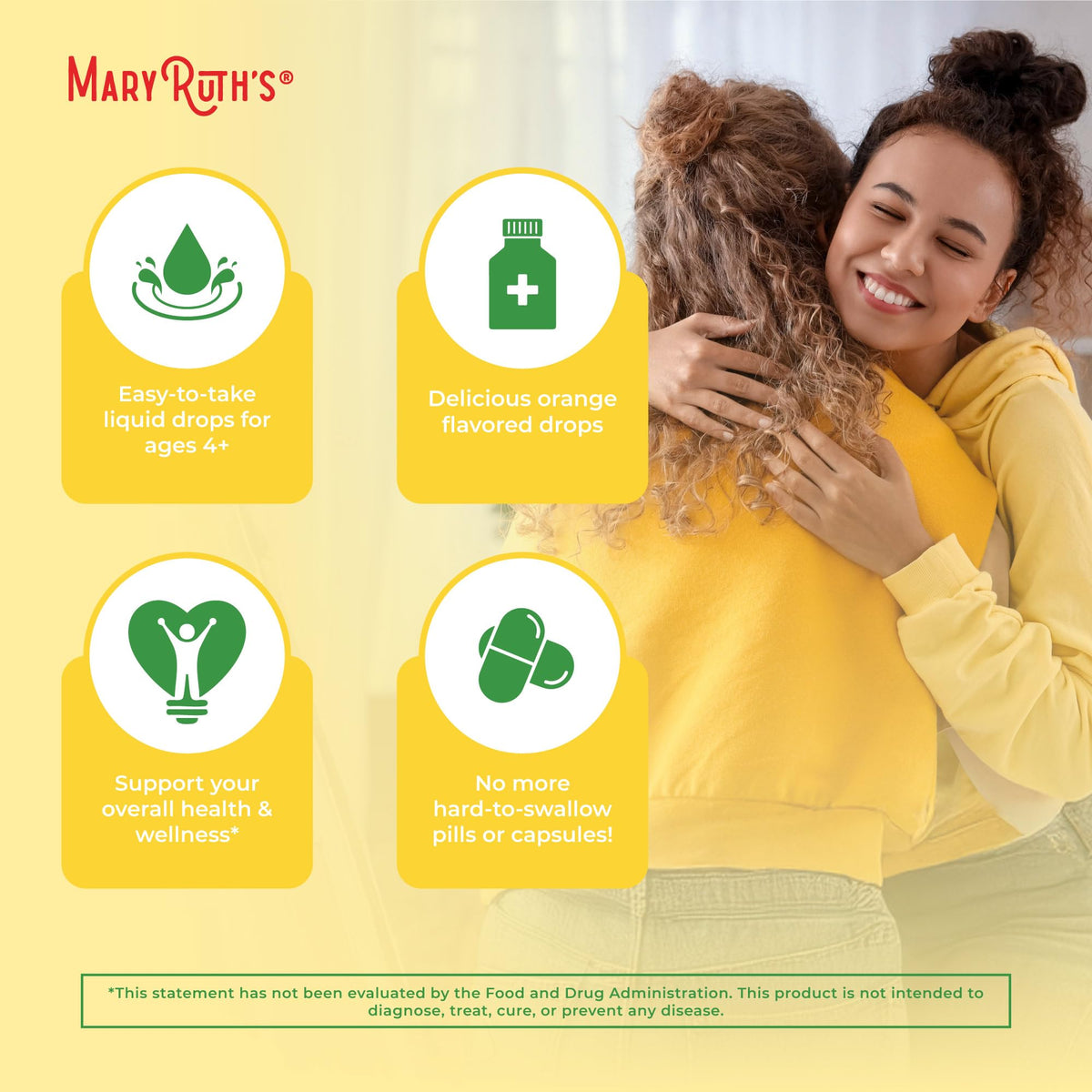 MaryRuth Organics premium plant based non GMO vitamin E dietary supplement close up view
