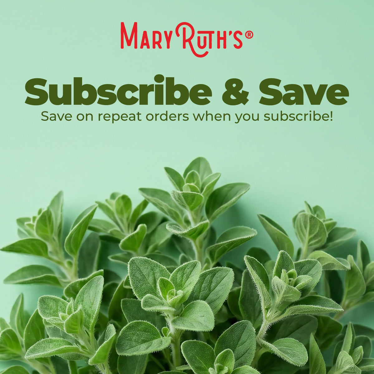 MaryRuth Organics Oregano Oil Drops packaging box with directions for use